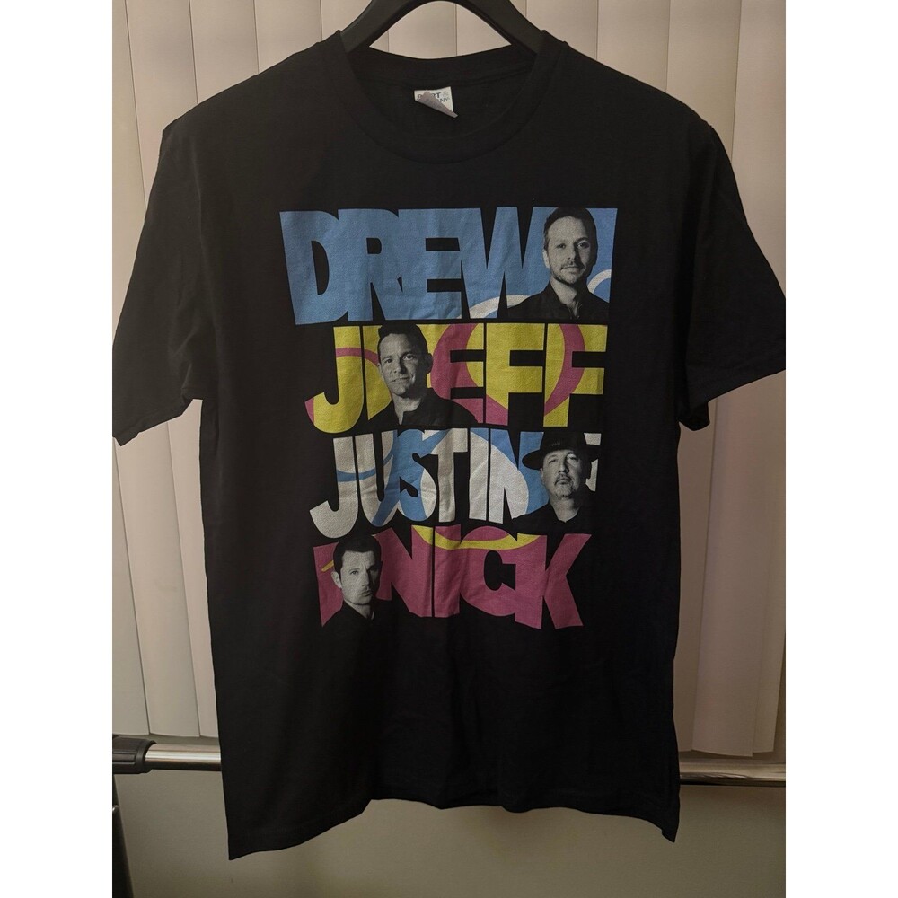 Men’s 98 Degrees Teen Pop Band Short Sleeve Shirt Size Medium